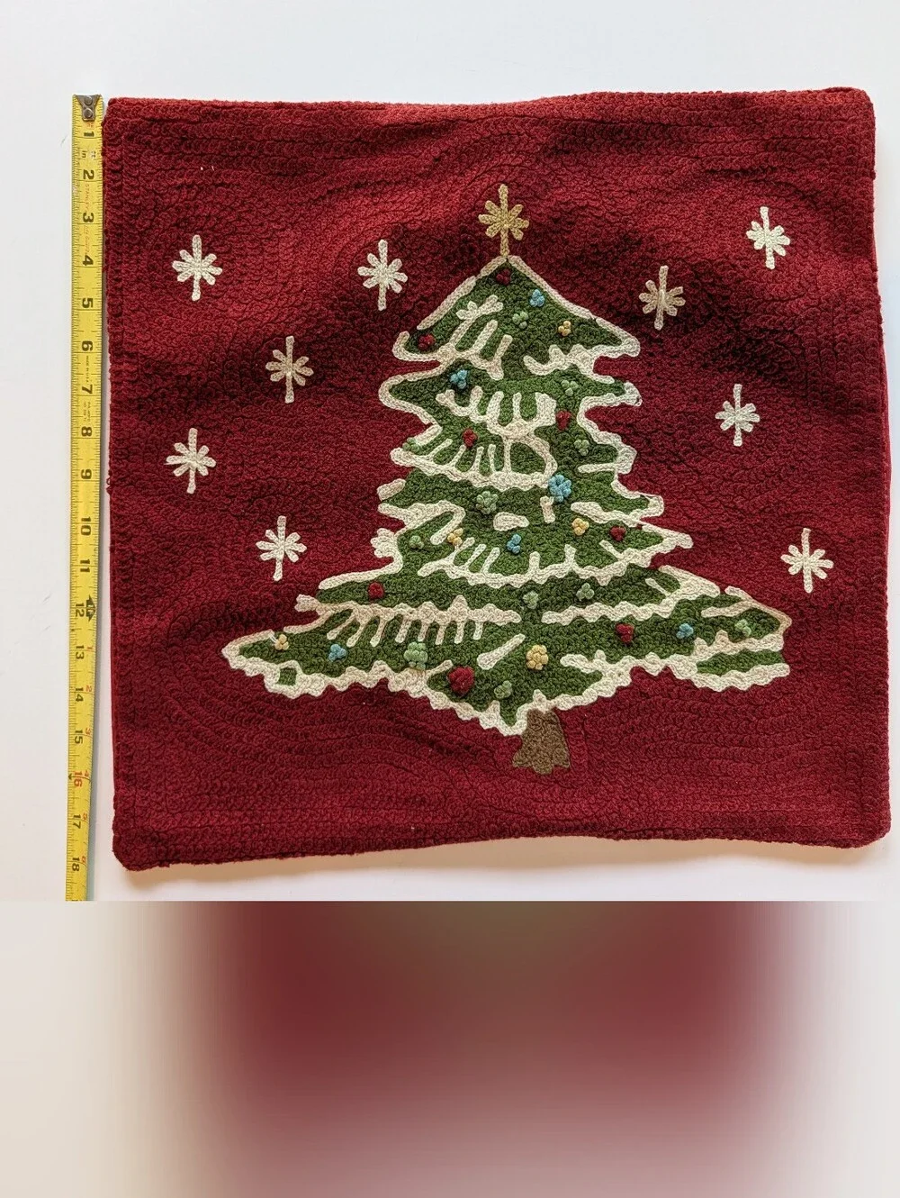 Pottery Barn Crewel Embroidered Christmas Pillows LOT OF 3🌲Covers Only 🌲 EUC